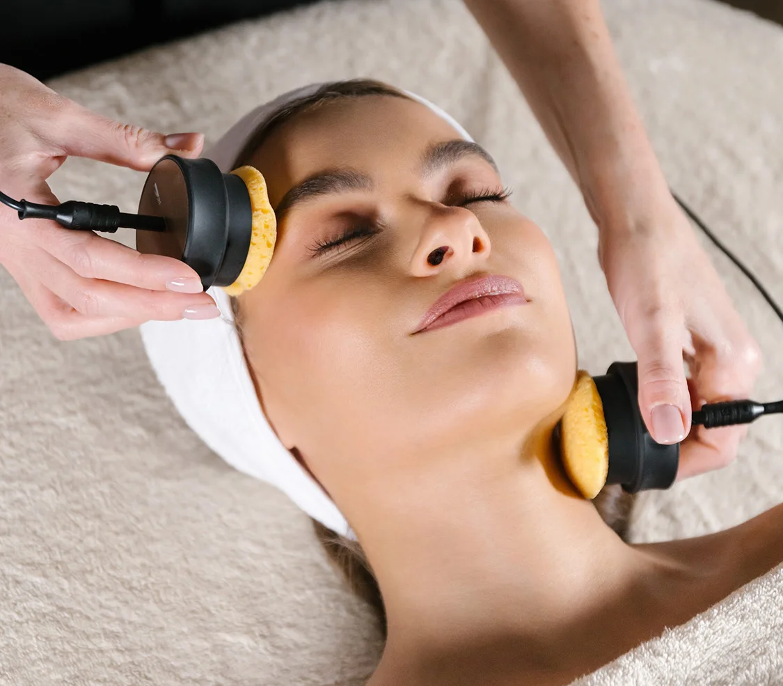 Bio-Visage Sculpt facial treatment in progress