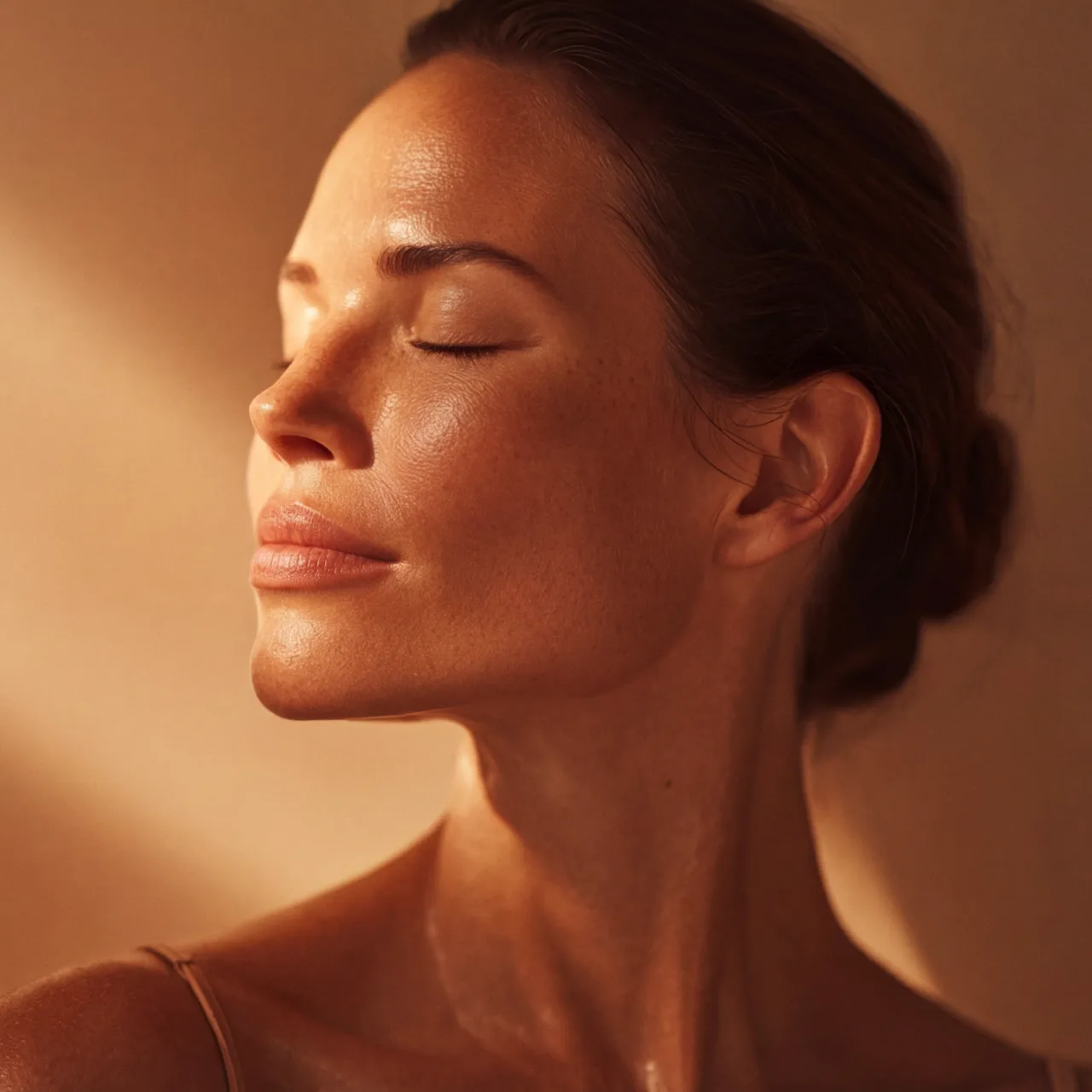 Serene woman at Zohar
