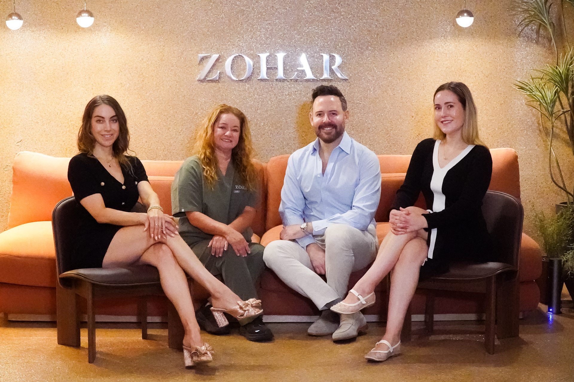 Zohar providers seated together in the clinic